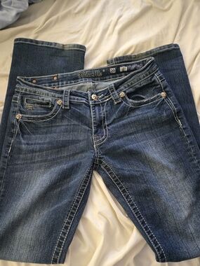 Miss Me Women's Dark Blue Bootcut Jeans - 29